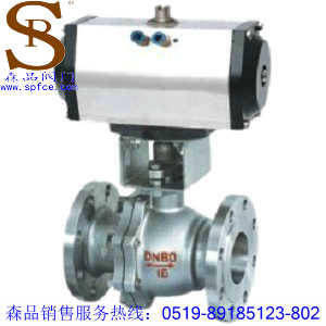 Q641F-16C氣動球閥、氣動碳鋼球閥SPQ6、碳鋼球閥SPQ641F-16C